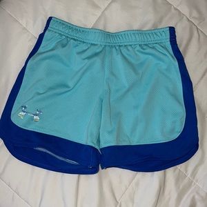 Girls Under Armour athletic shorts